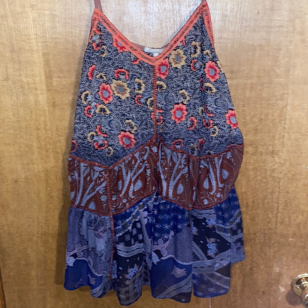 Womens floral print tank top